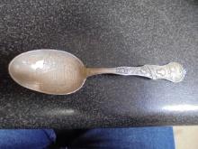 Sterling Silver Spoon Commemorating The Ft Wayne Indiana Court House