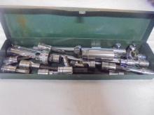 Large Group of Assorted Snap-On Sockets-Allens-Torques-Extention-More