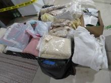 LARGE Lot of Bedding, Pillows, Etc.