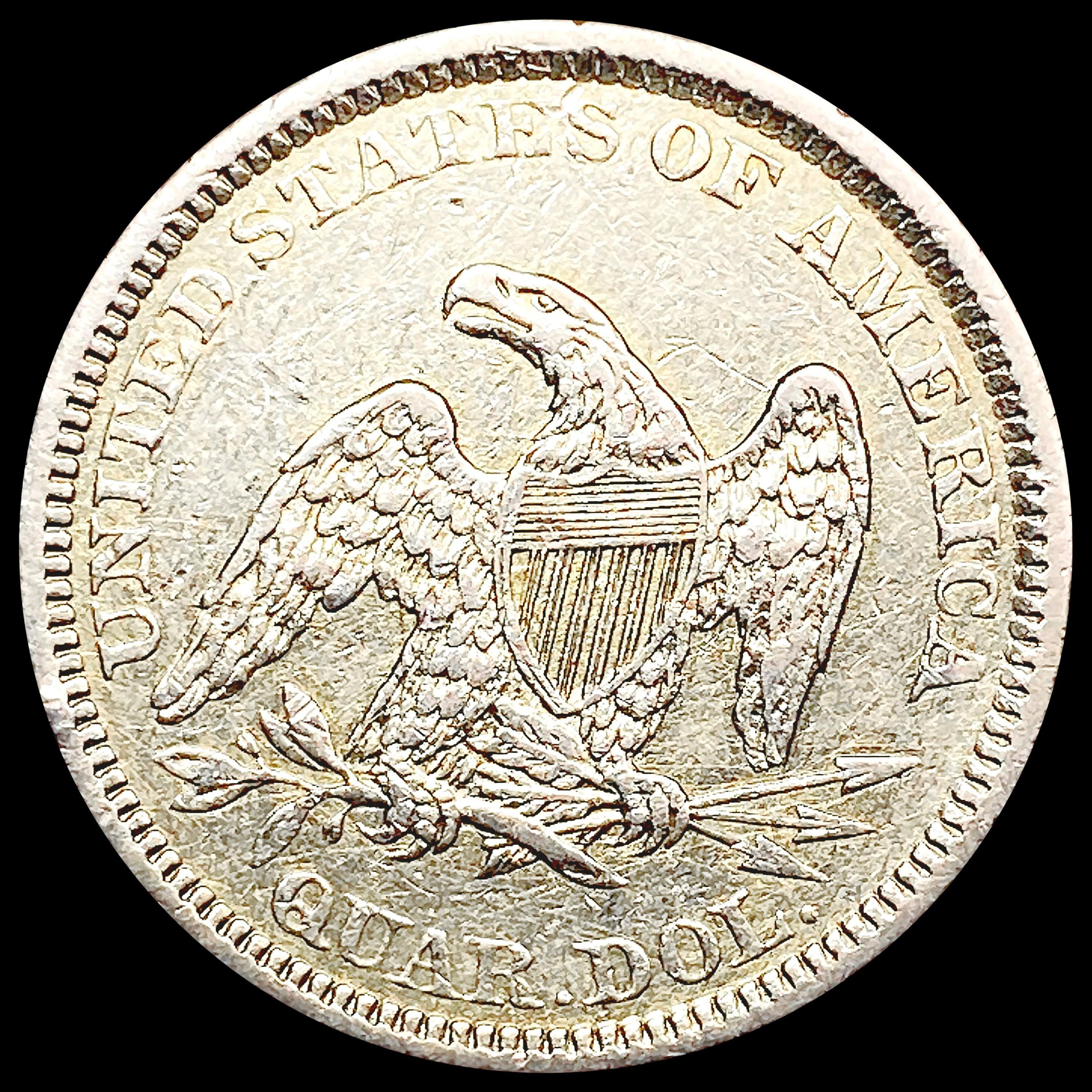 1861 Seated Liberty Quarter NEARLY UNCIRCULATED