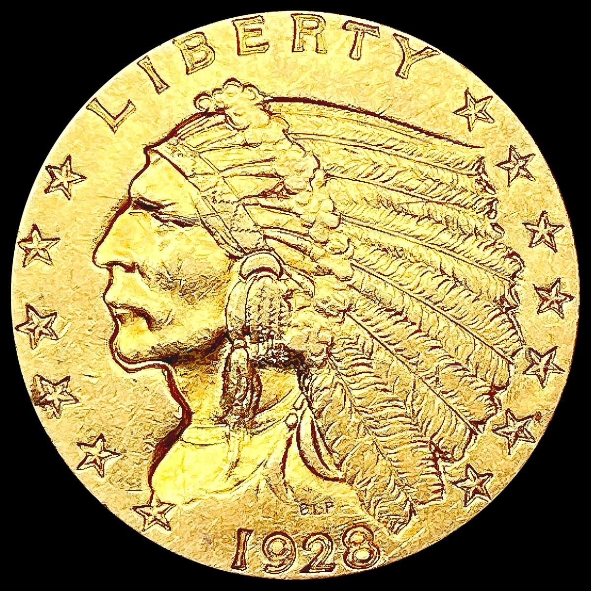 1928 $2.50 Gold Quarter Eagle UNCIRCULATED