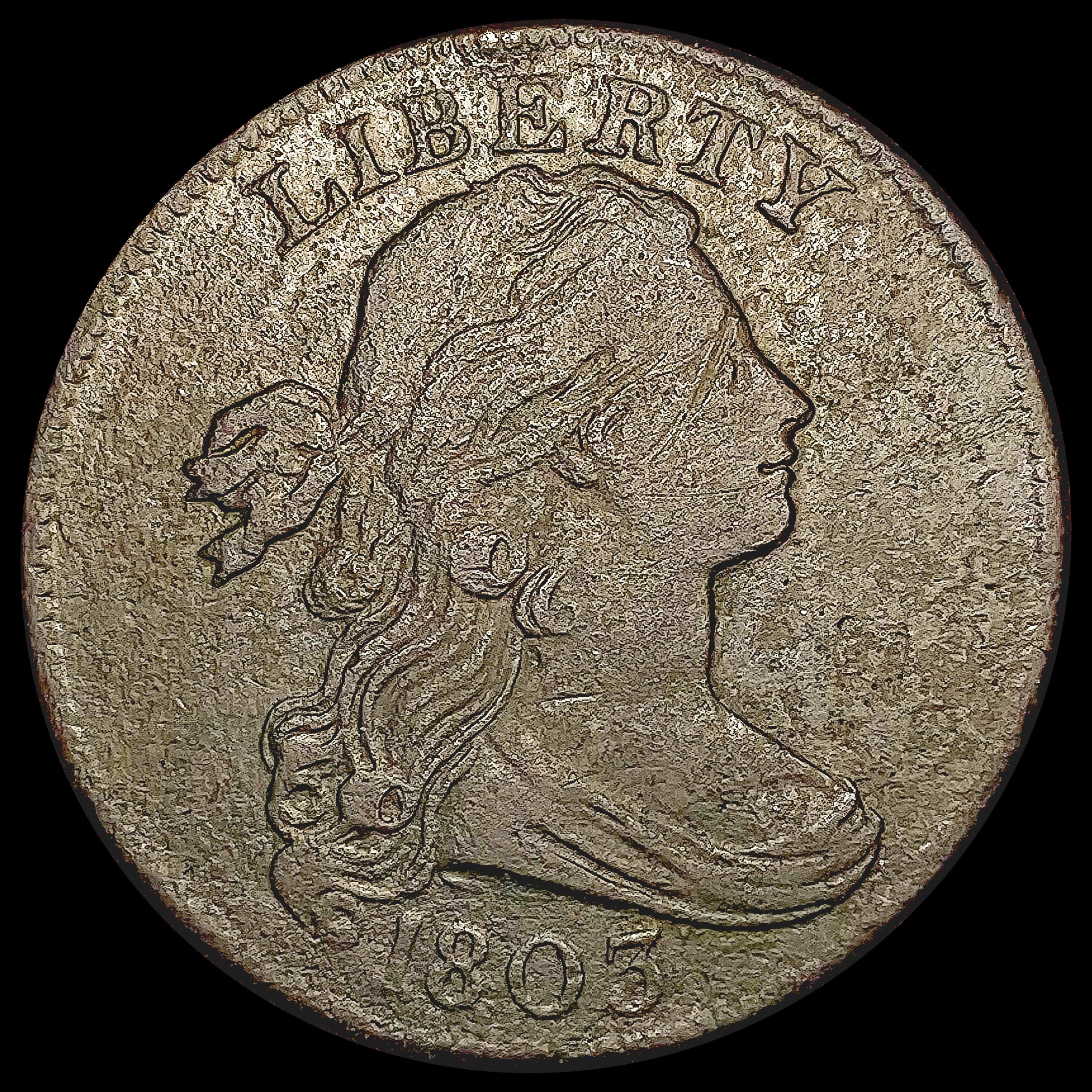 1803 Draped Bust Large Cent NEARLY UNCIRCULATED