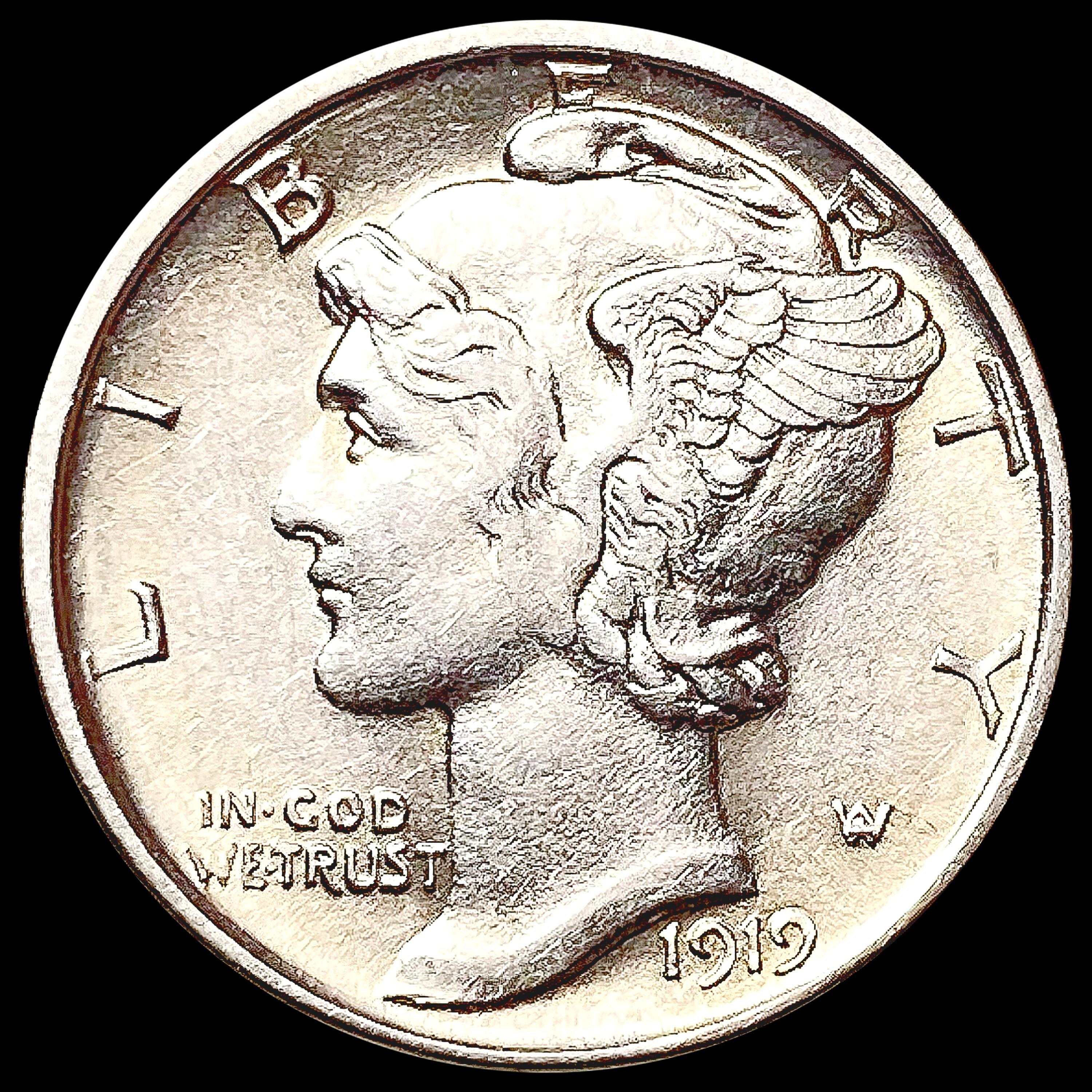 1919-D Mercury Dime UNCIRCULATED