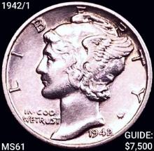 1942/1 Mercury Dime UNCIRCULATED