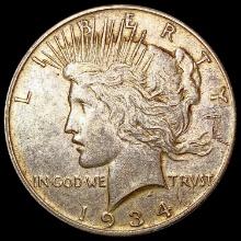 1934-D Silver Peace Dollar CLOSELY UNCIRCULATED