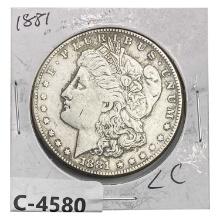 1881-CC Morgan Silver Dollar