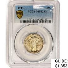 1924 Standing Liberty Quarter PCGS MS63 FH