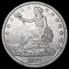 1877 Silver Trade Dollar LIGHTLY CIRCULATED