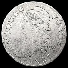 1811 Capped Bust Half Dollar NICELY CIRCULATED