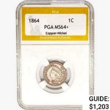 1864 Indian Head Cent PGA MS64+ Copper-Nickel