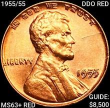 1955/55 DDO Wheat Cent