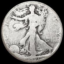 1921-S Walking Liberty Half Dollar NICELY CIRCULAT