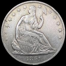 1861-O Seated Liberty Half Dollar NICELY CIRCULATE