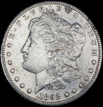 1892-S Morgan Silver Dollar NEARLY UNCIRCULATED