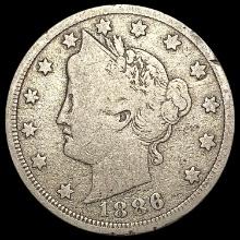 1886 Liberty Victory Nickel NICELY CIRCULATED