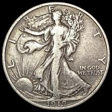 1919 Walking Liberty Half Dollar LIGHTLY CIRCULATE