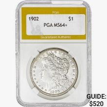 1902 Morgan Silver Dollar PGA MS64+