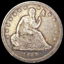 1839 Seated Liberty Quarter NICELY CIRCULATED