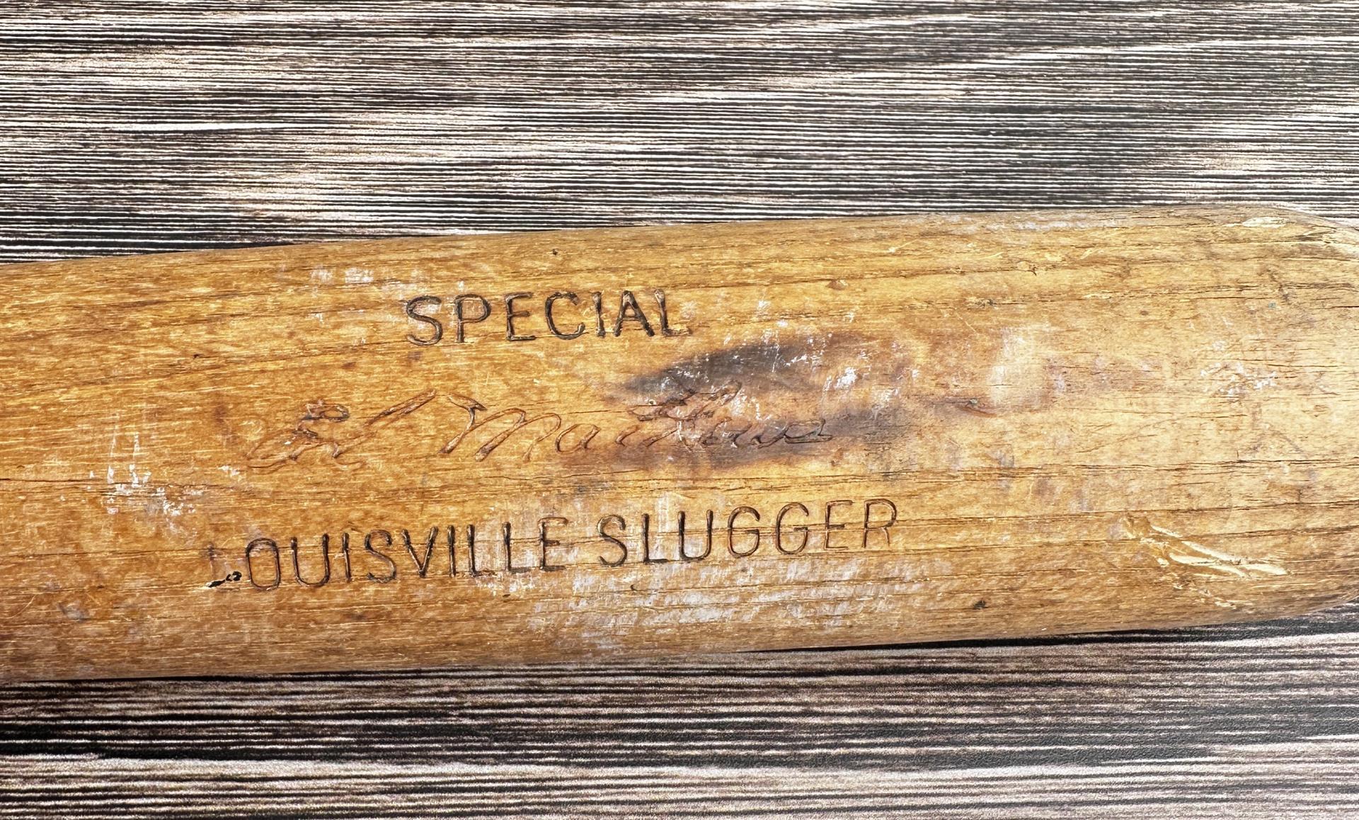 Louisville Slugger Ed Matthews Baseball Bat