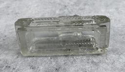 WWI WW1 Victory Glass Tank Candy Container