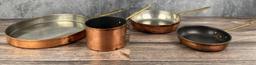 Tagus Portugal Copper Cooking Skillets Pans