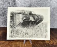 WWI WW1 US Army Mark IV Tank France Photo