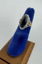 Sterling Silver Montana Picture Agate Ring