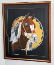 Myrna Peterson Horse Painting