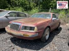 1985 Ford Thunderbird VIN 3637