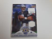 2009 UPPER DECK FOOTBALL TROY AIKMAN AMERICA'S TEAM GAME USED JERSEY COWBOYS MISCUT