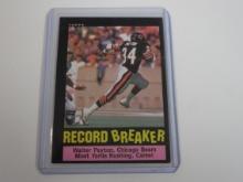 1985 TOPPS FOOTBALL #6 WALTER PAYTON CHICAGO BEARS RECORD BREAKER RUSHING YARDS