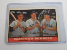 1961 TOPPS BASEBALL #173 BEANTOWN BOMBERS MALZONE WERTZ JENSEN