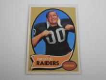 1970 TOPPS FOOTBALL #116 JIM OTTO OAKLAND RAIDERS HOF