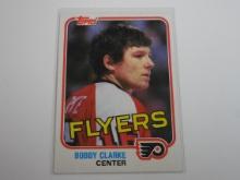 1981-82 TOPPS HOCKEY #103 BOBBY CLARKE PHILADELPHIA FLYERS