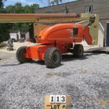 2008 JLG 800AJ Atriculating Boom Lift Skypower Skywelder, 80' Platform Heig