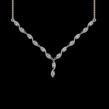 14.72 Ctw SI2/I1 Diamond 14K Rose Gold Pendant Necklace