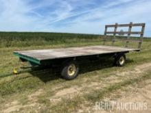 8.5ft. x 19ft. hayrack on John Deere 1065 gear