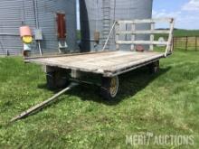 8ft. x 18ft. hayrack on John Deere 953 gear