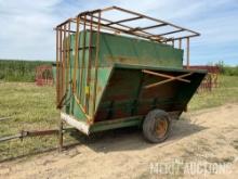 Portable cattle feeder