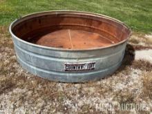 Country Tuff galvanized water tank