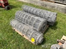 Quantity of 48in. woven wire