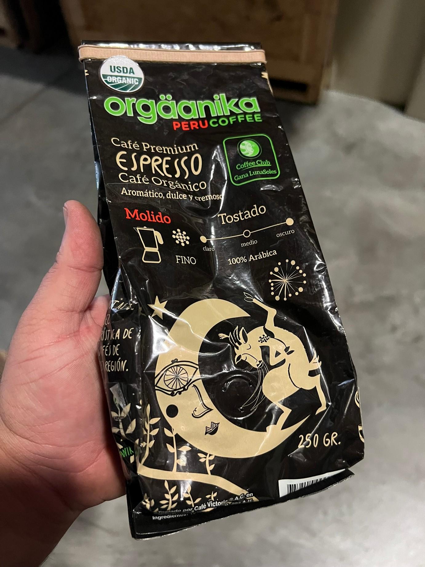 BAGS - ORGAANIKA PERU COFFEE ESPRESSO