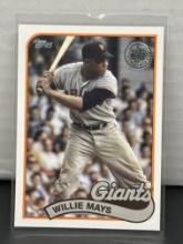 Willie Mays 2024 Topps 1989 Design Insert #89B-30