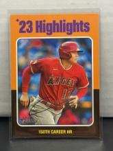 Shohei Ohtani 2024 Topps Heritage '23 Highlights Short Print #7