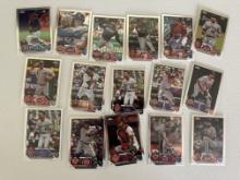 Lot of 16 Topps Chrome Rookies - Greene, Jones, Mervis, Baty, Alvarez