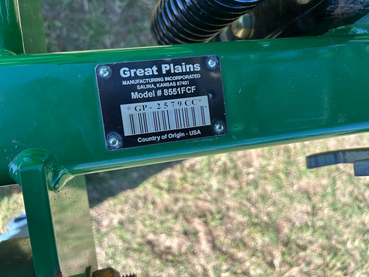 Great Plains 8551FCF