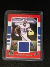 2017 Donruss Optic Rookie Threads #11 ZAY JONES RC Jersey Patch