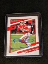 Patrick Mahomes II autographed card w/coa