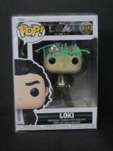 Tom Hiddleston Signed Funko Pop Heritage COA