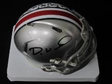 Denzel Ward Signed Mini Helmet JSA COA